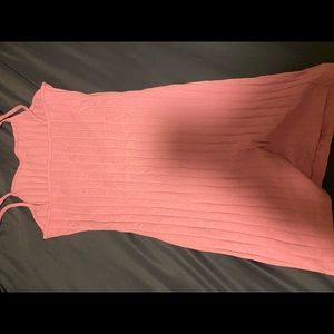 Pink sun dress💕size small